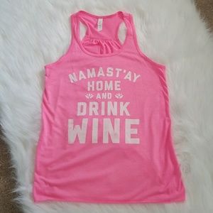 Namast'ay Home and Drink Wine Bella Tank Large